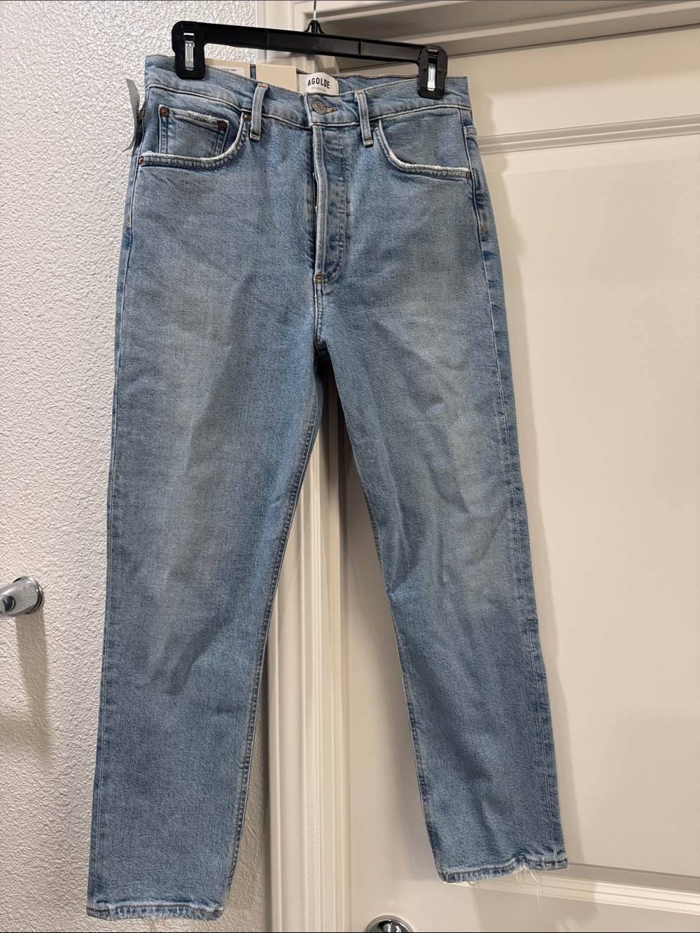 Agolde Riley High Rise Strait Crop Jeans